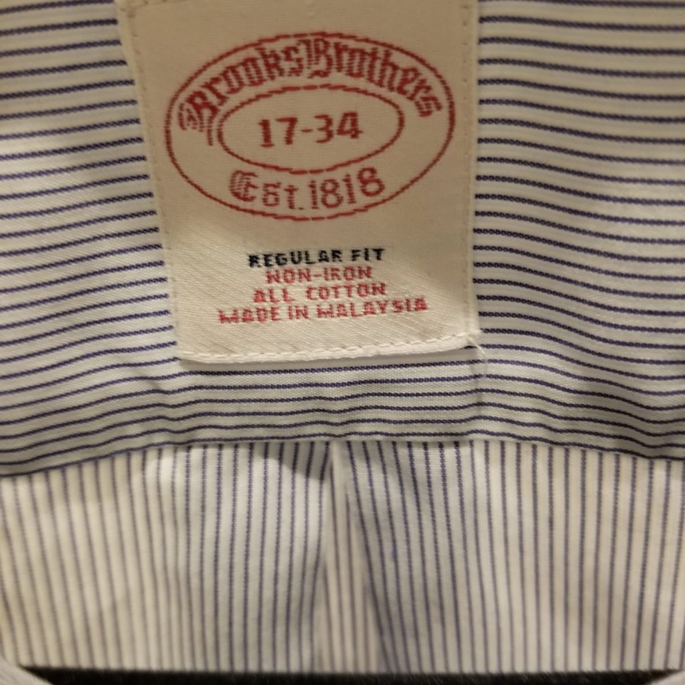 Brooks Brothers Men's Shirt Long Sleeve - Picture 3 of 3